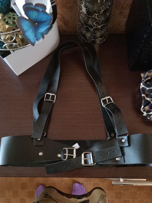 Пояс-портупея . Чёрный