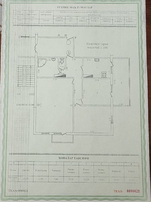 Квартира Продается Мирабод Райони ул.Нукус 120 м2