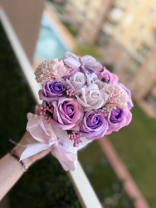 Buchet de trandafiri din sapun