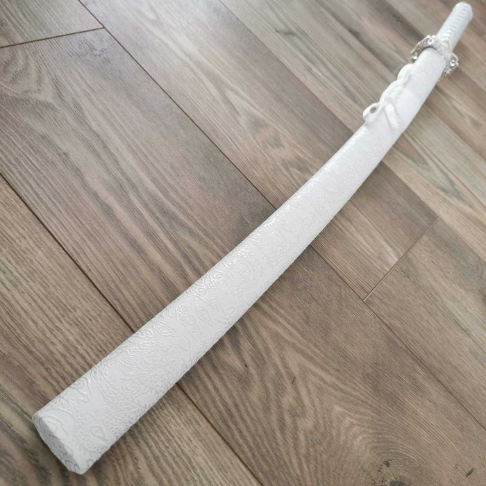 Меч Катана Бял Дракон / White Dragon високо въглеродна стомана Katana