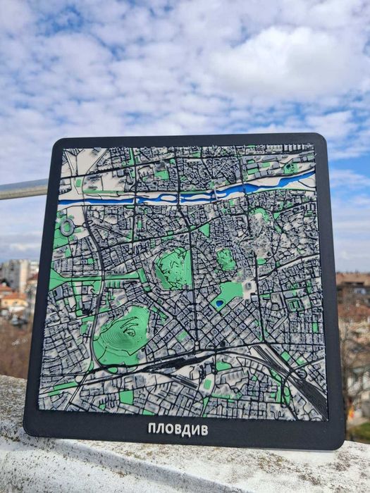 ПЛОВДИВ на длан! 3D Декоративен макет на Тепетата