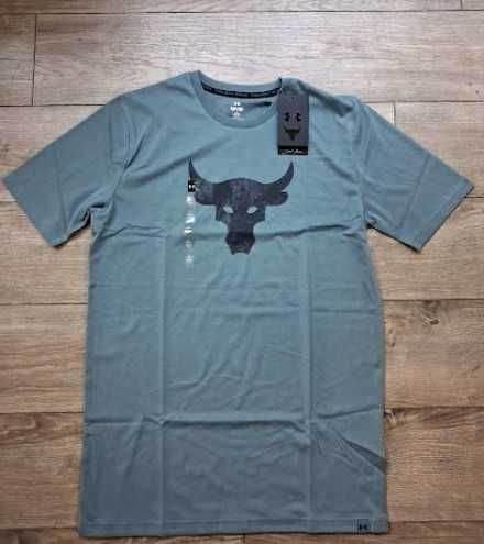 Under Armour Project Rock Brahma Bull мъжка тениска, оранжева или сива, от USA