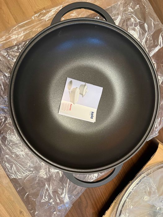 KELA Wok cu capac 32 cm KERROS