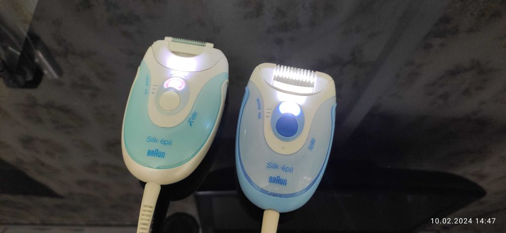 Два эпилятора Braun - производства Германия.