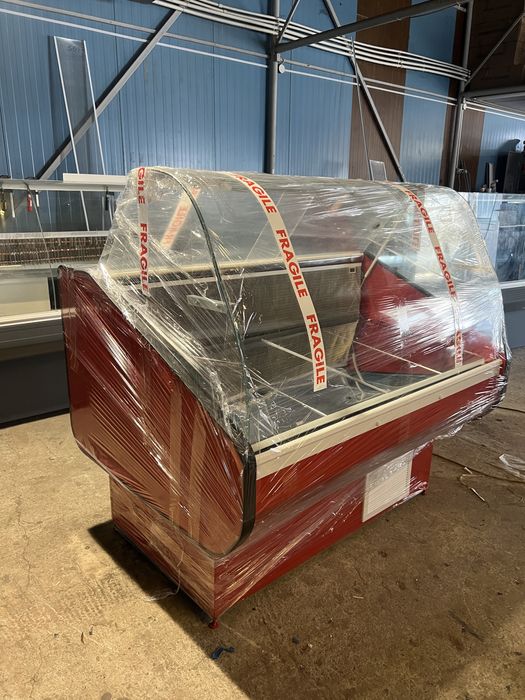 Vitrina frigorifica orizontala 100cm geam rotund