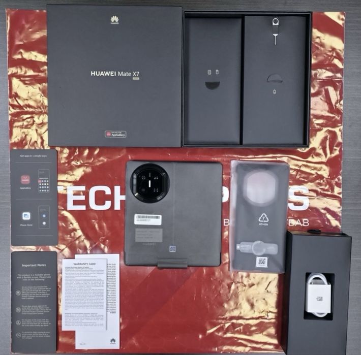 КАТО НОВ 512GB Huawei MATE X7 Гаранция Технополис 2028 Black | Черен