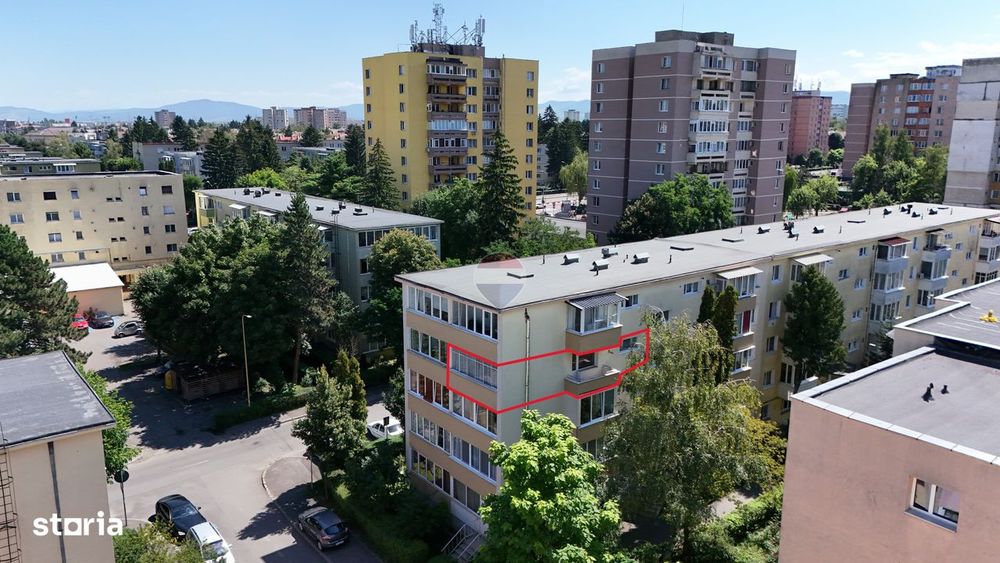 Apartament 2 camere | Astra | Etaj 3 | Vedere spre Tâmpa | Comision 0% — fotografia 3