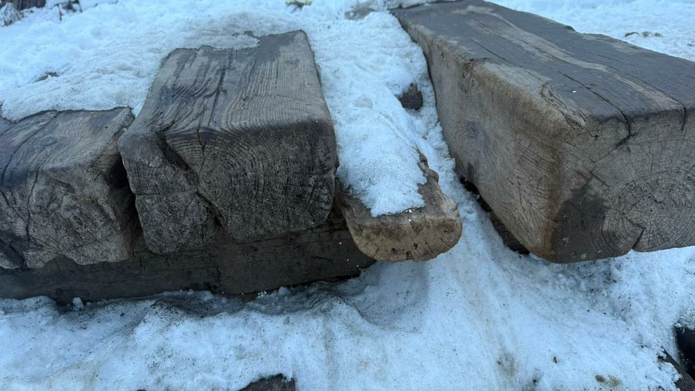 Деревянные шпалы