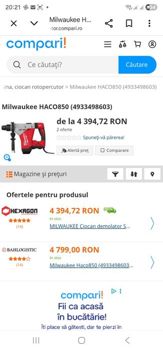 Rotopercutor milwaukee HACO 850