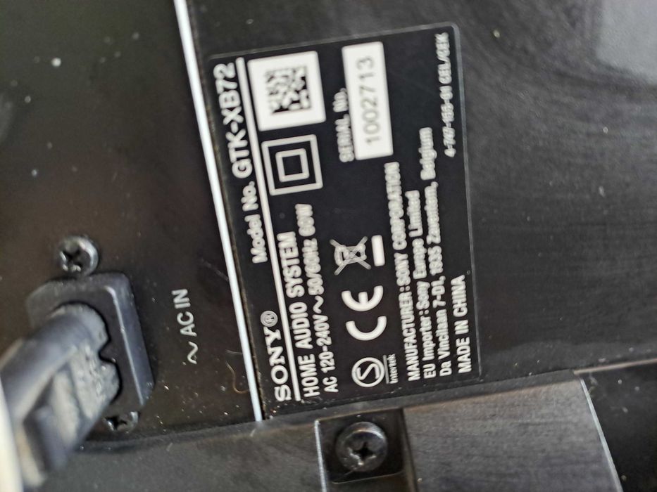 Sony  GTK-XB72 Stereo