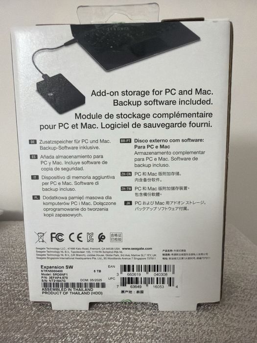 HDD extern Seagate Expansion 5TB nou/sigilat