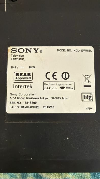 Tv Sony Bravia smart android