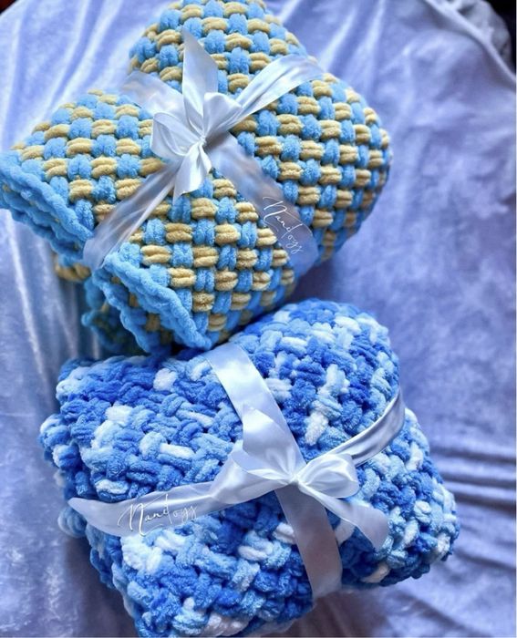 Плетено одеялце Puffy