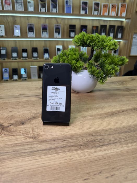 ‼️iPhone 8 Black 64Gb - Sanatate bat. 100% - Garantie