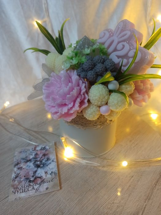 Букет из мыла для подарка