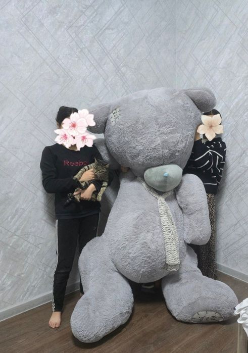 TEDDY AYIQ 350$ga olingan teddylarni ichida eng kattasi