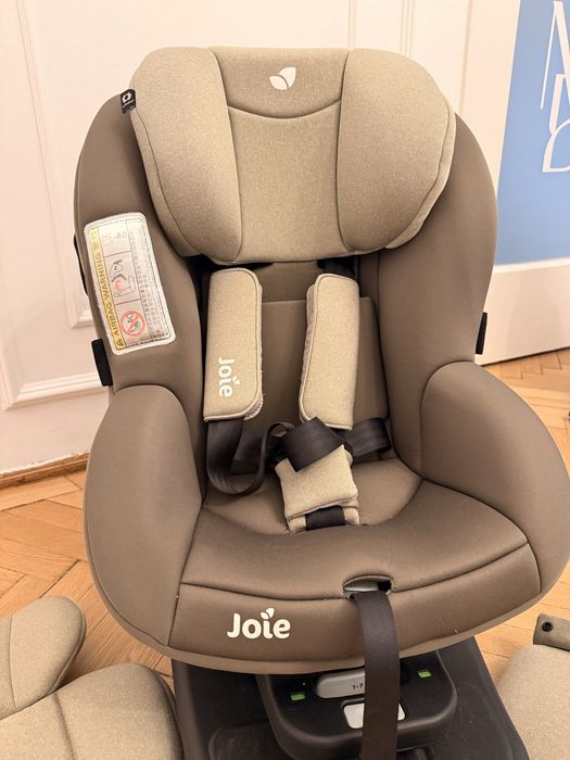 Scaun auto Joie I-Anchor Advance + baza isofix I-Base Advance, 40-105 cm, Wheat