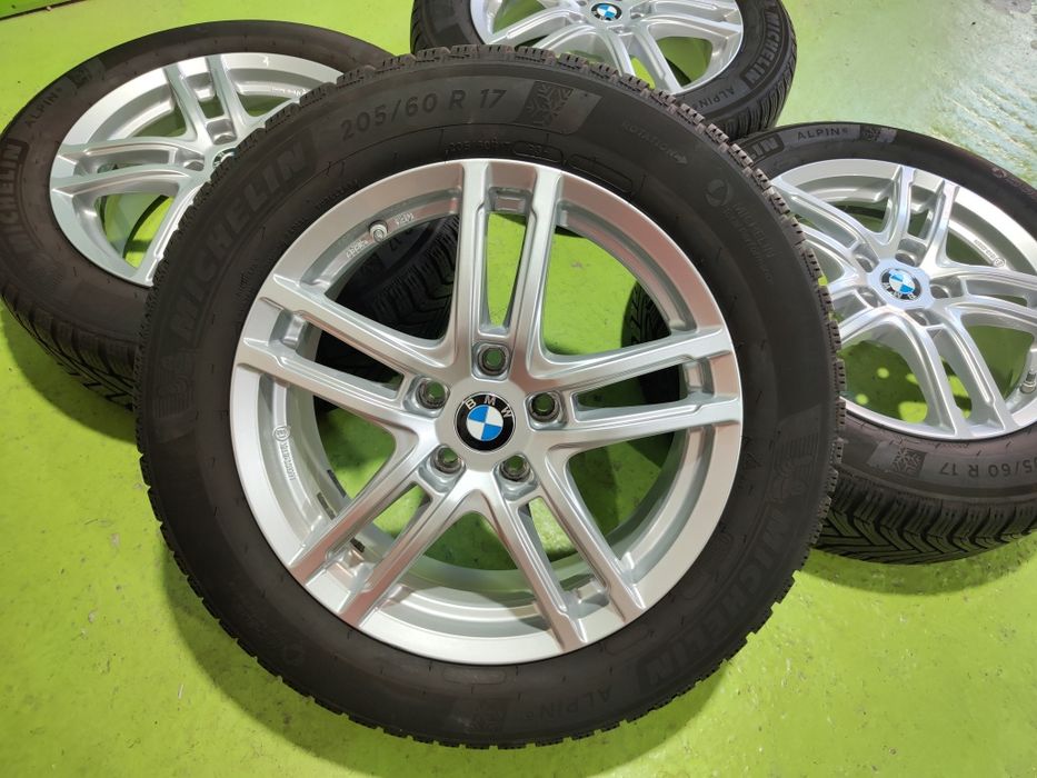 17 5x112 Bmw X1 X2 лети джанти БМВ х1 х2 зимни гуми 205/60/17 Michelin