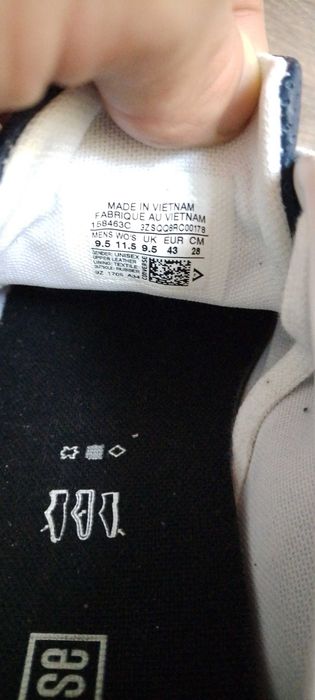 Converse One Star Perforated, Piele, Navy, Masura 43/28 cm, Ca noi