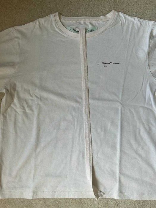 Tricou Off White Oil Painting