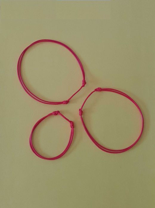 Гривна червен конец/ червен конец със "Синьо око"