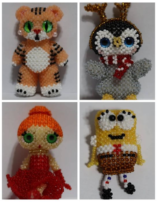 Фигурки из бисера