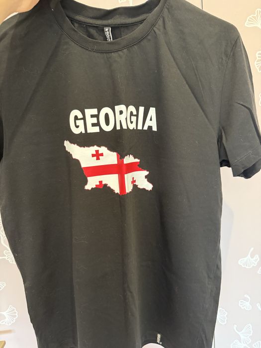 Черная футболка Georgia