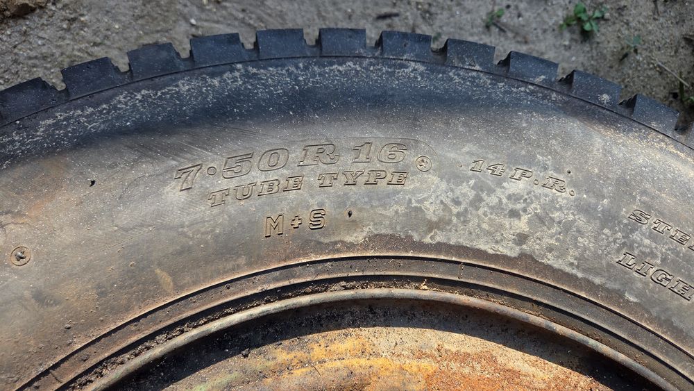 Диски с резиной, 16 / 7.5 на Isuzu Elf