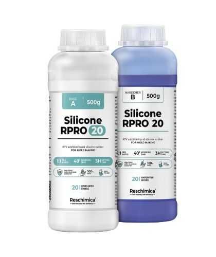 Нетоксичен течен силикон за леене със средна твърдост R PRO 20