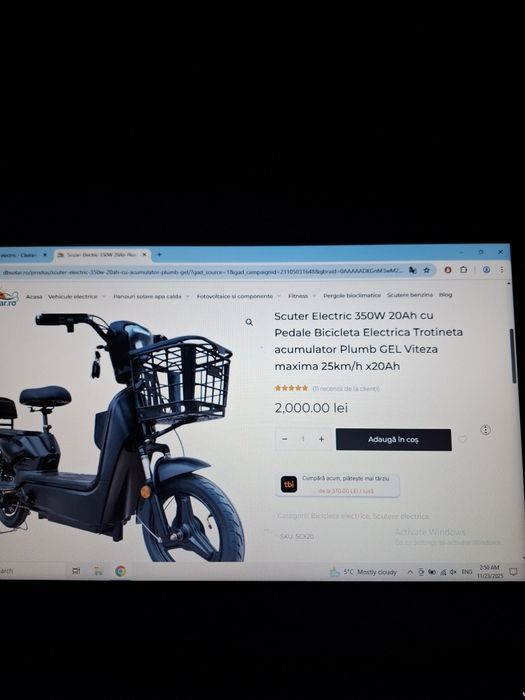 Vând scuter electric