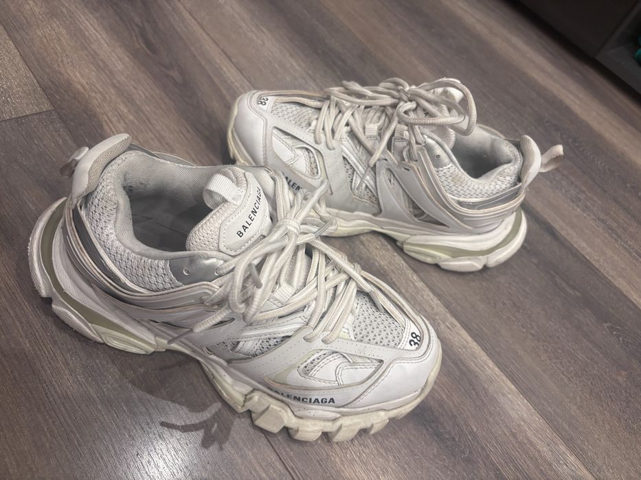 Balenciaga track white 38