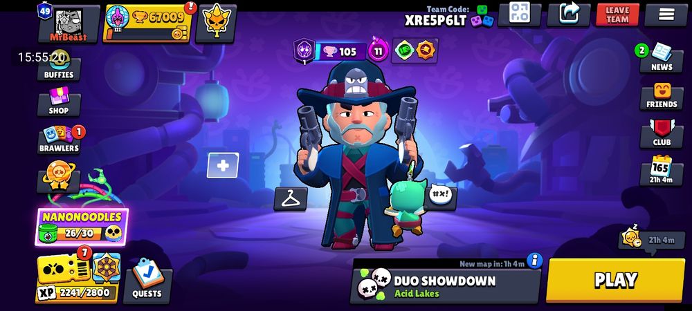 Brawl stars аккаунт 67к кубков
