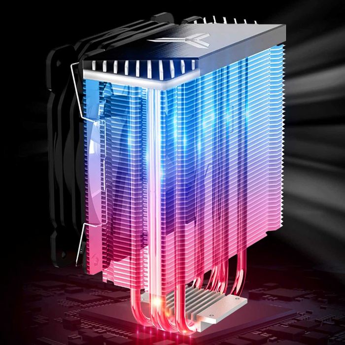 Cooler CPU Aer JONSBO CR1400 RGB PWM 92mm 4 conducte căldură,Ventilatoare PC detașabile Intel LGA 1851 1700 1200 1151, AMD AM4 AM5, Negru