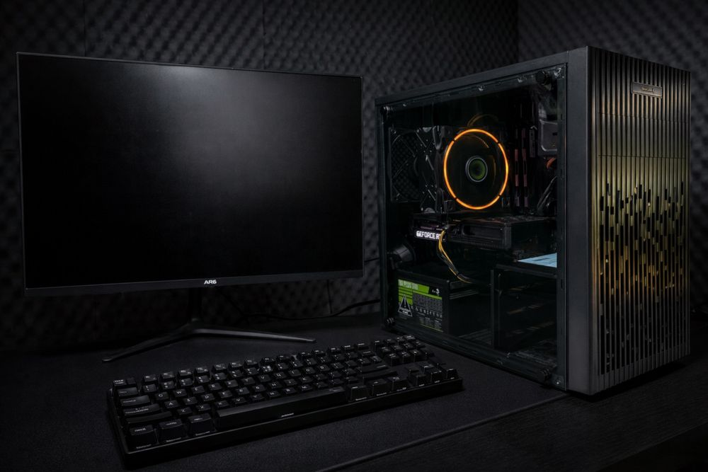 Игровой компьютер в сборе