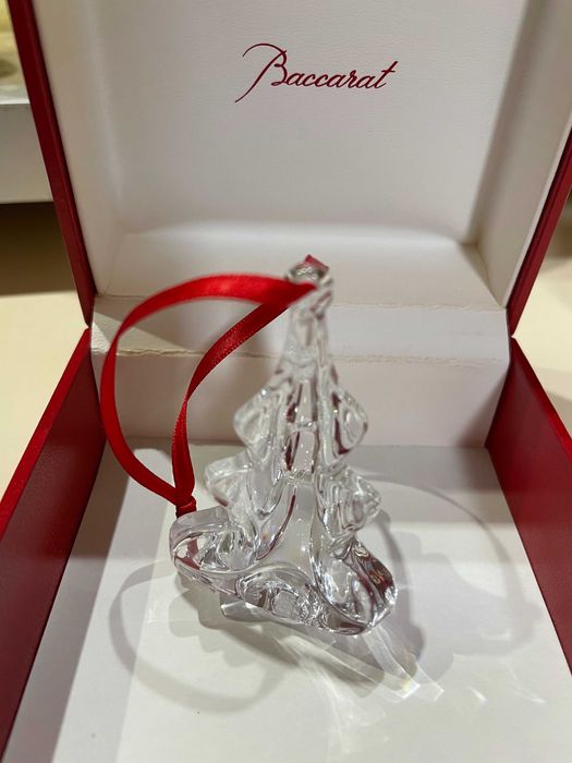 Baccarat коледна елха - подаръчен комплект с кутия (нова)