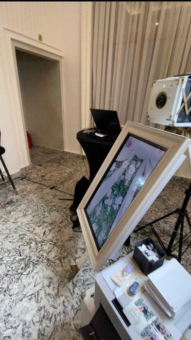 Audio Guestbook, cabină foto, platformă 360, glambot nuntă/botez/majorat