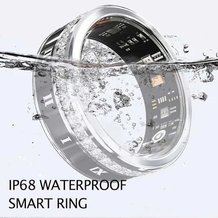 Нов проверен смарт пръстен за жени, фитнес диамантено проследяване ...