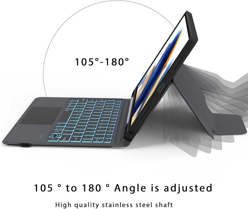 Samsung Galaxy Tab A8 Протектор Кейс със Светеща Клавиатура