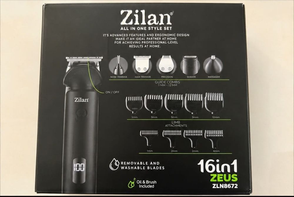 Aparat de tuns și bărbierit Zilan 16 în 1
