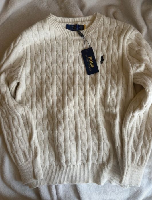 Polo Ralph Lauren white sweatshirt