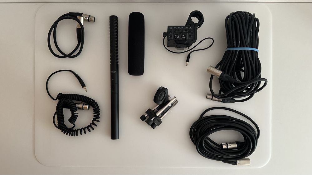 Kit profesional microfon (podcast/interviuri)