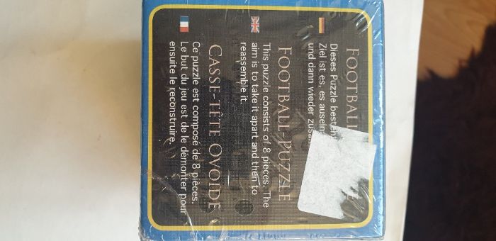 Joc antrenarea mintii Football puzzle din lemn