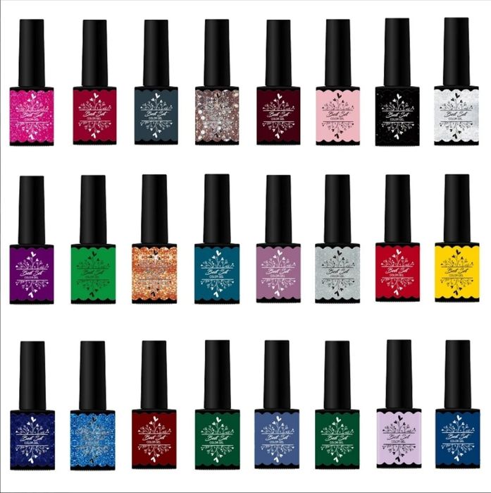 48 цвята гел лак + Топ + База Най- здравият гел лак !!!