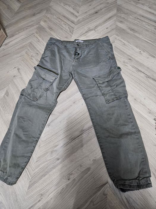 Карго дънки P&B military green размер 34