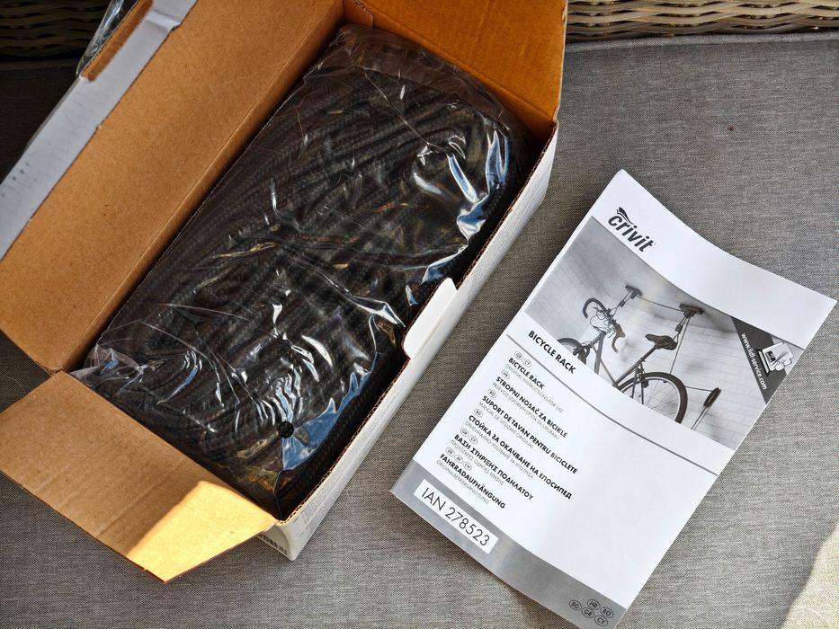 Лифт/висилка за окачване на велосипед на таван