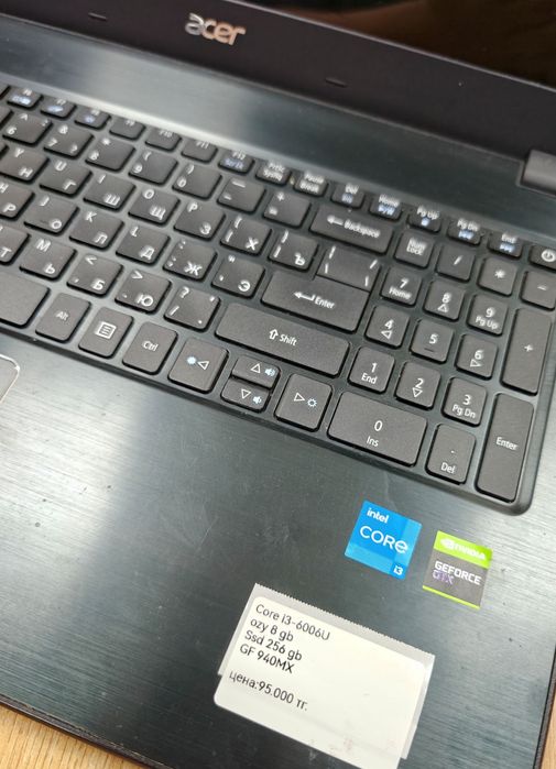 Ноутбук Acer | Core i3 | 8/256гб | 940MX Nvidia