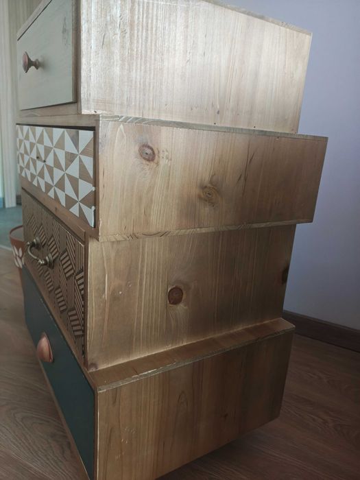 Дървено шкафче Tamasucci Kijo