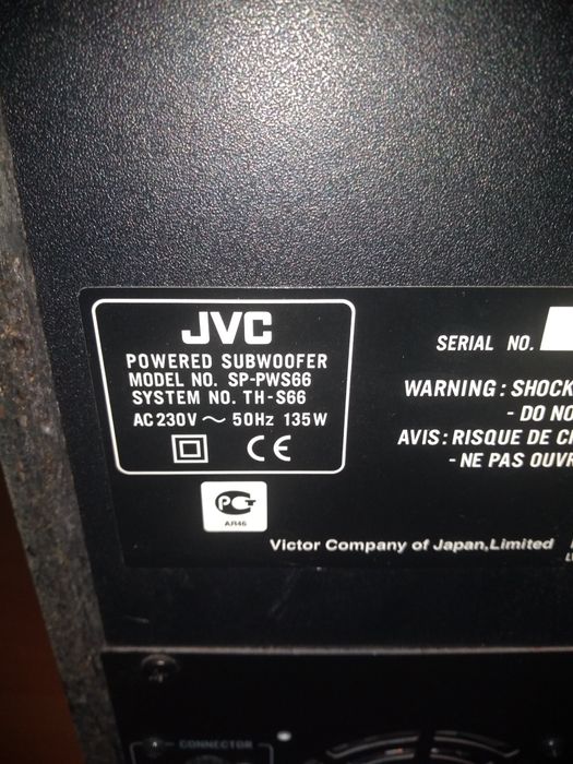 Активен буфер JVC  SP- PVS-66 ,за ремонт / части .