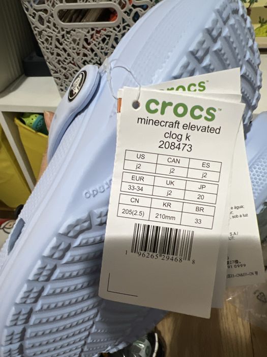 Crocs новые j2 33-34 на 20 см +-