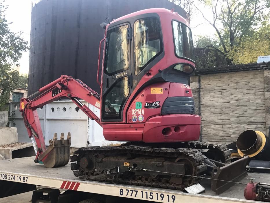 Услуги мини экскаватора трактор KUBOTA U 25